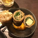 野菜肉巻き　逢楽 - 