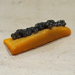 三谷 - １年半熟成のカラスミ　ベルーガ キャビアのせ