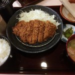 かつふじ - ロースカツ定食120g690円
