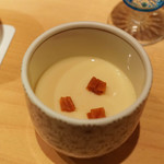 鮨 尚充 - このわたとばちこの茶碗蒸し