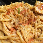 麺喰屋 Senmi - ★激辛汁なし坦々麺（880円）半熟玉子（100円）ライス（100円）★customize！