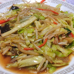 中華レストラン上海 - 野菜炒め600円　2019.2