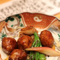なにわ料理 有 - 鴨つくね山椒焼き