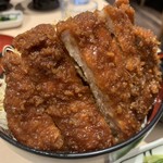 明治亭 - ソースかつ丼1,340円のアップ