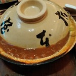 EXPASA御在所（下り線）「山本屋本店」 - 年季の入った土鍋です。