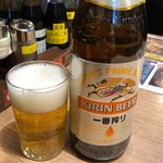 麺屋 ひしお - ドリンク写真:ビンビール550円