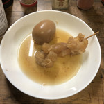 清龍軒 - 玉子、牛すじ