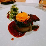 SUGALABO - 薩摩黒毛和牛  神奈川の三浦大根  黒トリュフ　別角度で