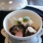 前菜・胡桃豆腐他