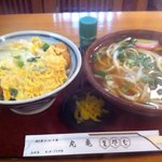 丸亀 - カツ丼とうどん　870円