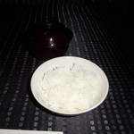 瀬里奈 - 　魚沼産コシヒカリの白いご飯と、お味噌汁です。