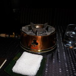 瀬里奈 - 　しゃぶしゃぶ用の鍋のコンロです。