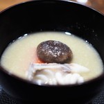 Den - 白子と椎茸の粕汁