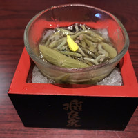 Remede nikaho - ジュンサイのジュレ。ほのかに日本酒の香り