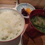 ホワイトイン高崎 - ご飯・味噌汁（ぐんまのご馳走SUKIYAKI）