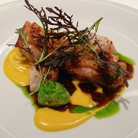 リストランテ フォンタナ - 博多一番鶏モモ肉のグリッリアカチャトーラソース