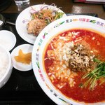 Chuukashuka Fukurou - 担担麺定食@980