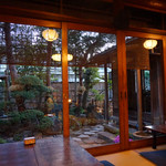 古桑庵 - 窓から庭園