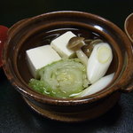 海石榴 - 朝食（湯豆腐）