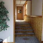 店内へのアプローチ