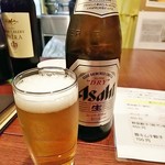 Yukumo - 瓶ビールはスーパードライ