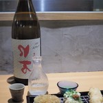 新宿御苑 天ぷら串 山本家 - ロ万　純米吟醸