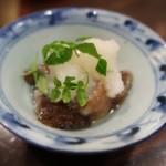 食堂 おがわ - 下準備が大変な海鼠。
      食感に感動しました✨