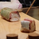 食堂 おがわ - 〆は鯖寿司✨