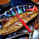 釜めし魚政 - 「焼き魚定食ランチ（サバ）」のメイン