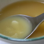 レストラン山崎 - ガーリックスープ