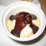 蕎麦 魯庵 - バニラアイスショコラバージョン