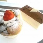 手作り洋菓子 ガトーフレール - 小さなシュークリームとティラミス。(20090824)