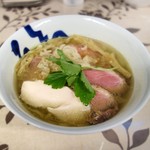 小烏丸ラーメンラボ - 鮭節塩らーめん ver.鴨