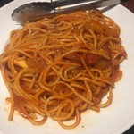 Nikubaruandokoshitsumitoparadaisu - トマトソースパスタですって