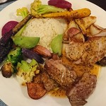 ブラッスリー ジゴ - お肉のワンプレートランチ  子羊と豚