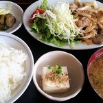 Nihommatsu Doraibuin - 焼肉定食