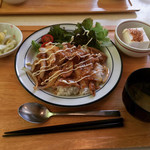 ココット - 本日の日替わり Bランチ(豚肉の照り焼きライス) ¥750-