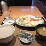 Yayoi Ken - この朝定が４５０円というのは、吉野家やむなしに劣りますが、美味しいご飯がお替りできるのは、一気に他をぶっちぎりますよ！(2019.2.12)