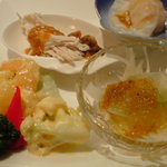 静岡 四川飯店 - 彩りランチの前菜