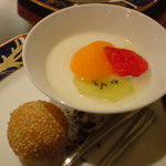 静岡 四川飯店 - 彩りランチのデザート