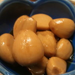 名古屋の立ち呑み 大安 - ニンニク醤油漬