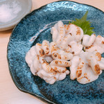 季節料理 魚竹 - 北海道真鱈白子あぶり 1300円