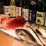 Izakaya Senkichi - 旬の魚を仕入れています。