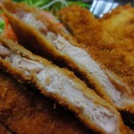 江戸家 - とんかつのアップ