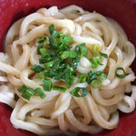 すずめ庵 - 釜玉にしたすずめうどん(お家飯)たまごが見えない(；ω；)