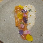 大虹鱒？のマリネ