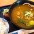はら - カレーうどん、ご飯小付