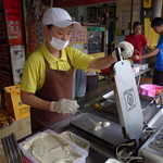 月亮香蕉冰紅茶 - その場で焼きます。撮影ご了解。