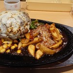 チキチキハウス - チーズインチーズハンバーグ