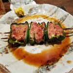 鳥茂 - ピーマン肉詰め